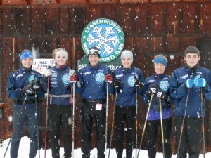 Ivy Speigel Ostrom, Julia Burnham, Nathan Wells, Kieran Ringel, Lydia Youkey, and Moses Lurbur (l to r), from the Leavenworth Winter Sports Club qualified for Junior Nationals in cross country skiing, to be held in Stowe, Vermont, March 1-8. 