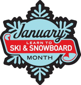 January is Learn to Ski or Snowboard Month